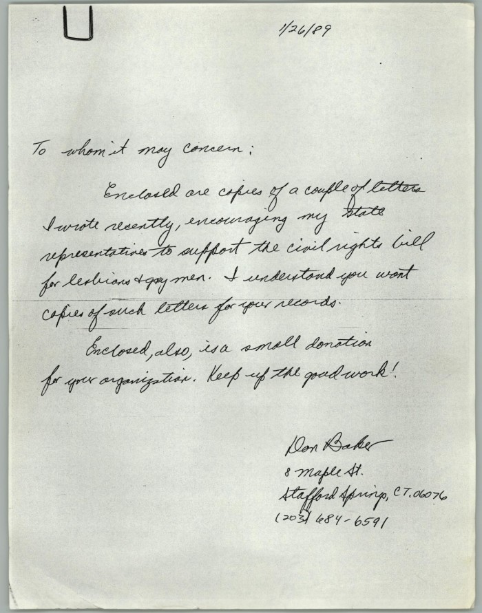 Handwritten Letter